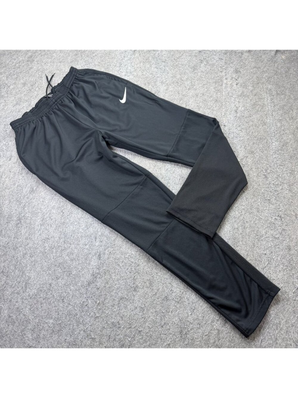 Nike Park 18 Soccer Pants Men M Black 29" Tapered Open Hem Knit AA2086